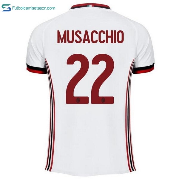 Camiseta Milan 2ª Musacchio 2017/18